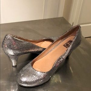 Silver Sparkle Shoes